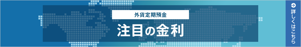 外貨定期預金 注目の特別金利