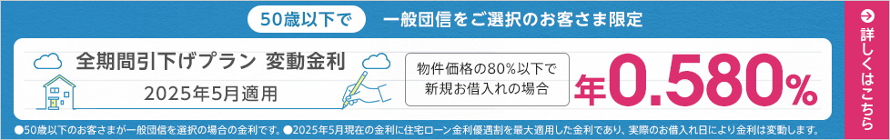 全期間引下げプラン 変動金利