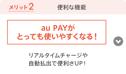 メリット2 便利な機能